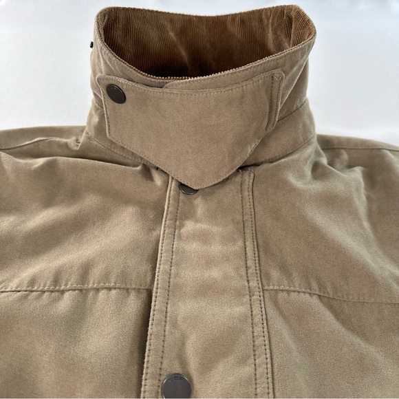 CQR Barn Jacket Mens XS Barn Coat Workwear Corduroy Collar Lined Pockets Outdoor - Picture 4 of 13
